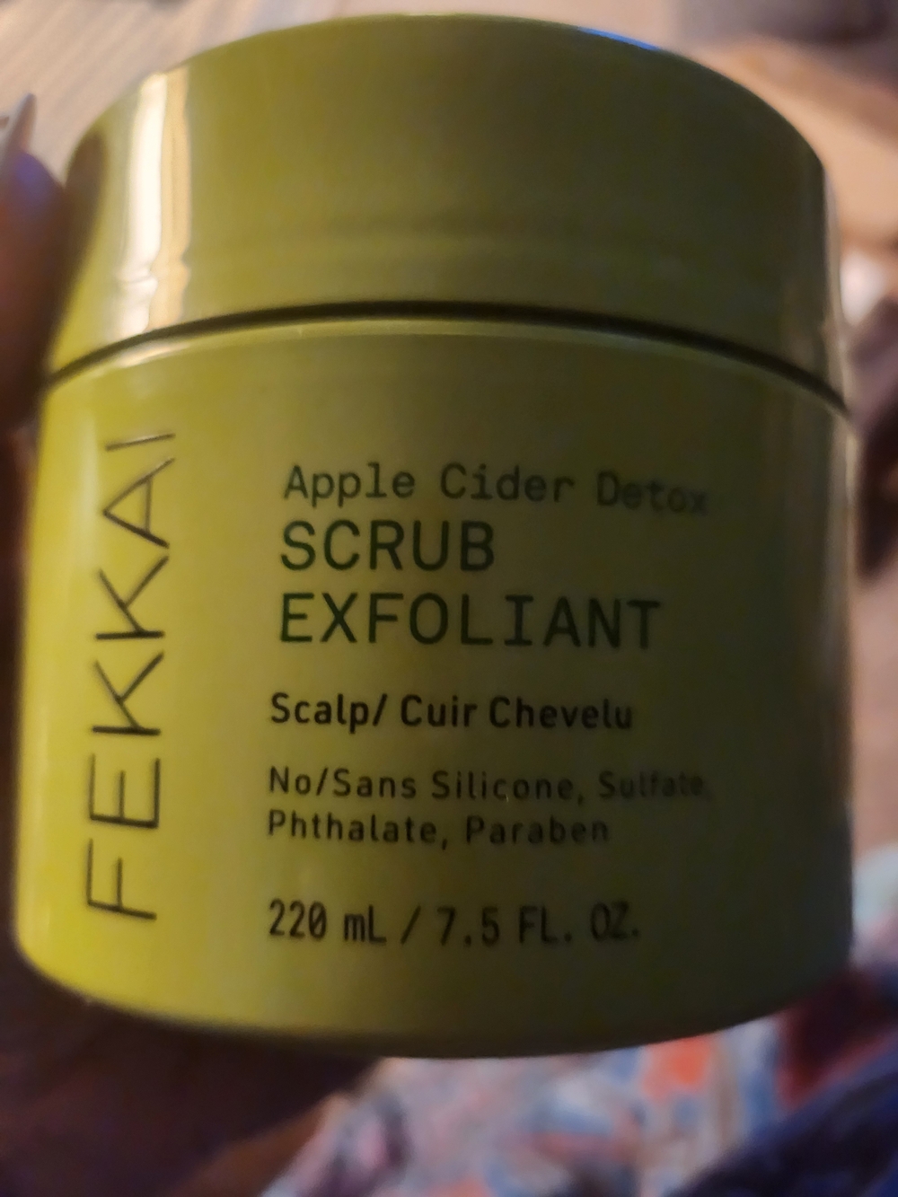 FEKKAI Apple Cider Detox Scrub Exfoliant Conditioner – Green
